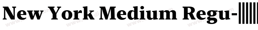 New York Medium Regu字体转换